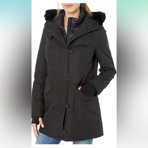 Ugg black parka, size XL